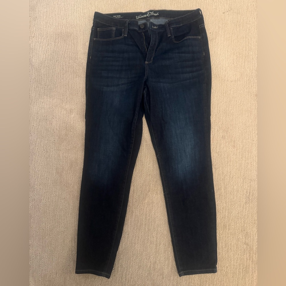 Universal Thread dark wash jeans.